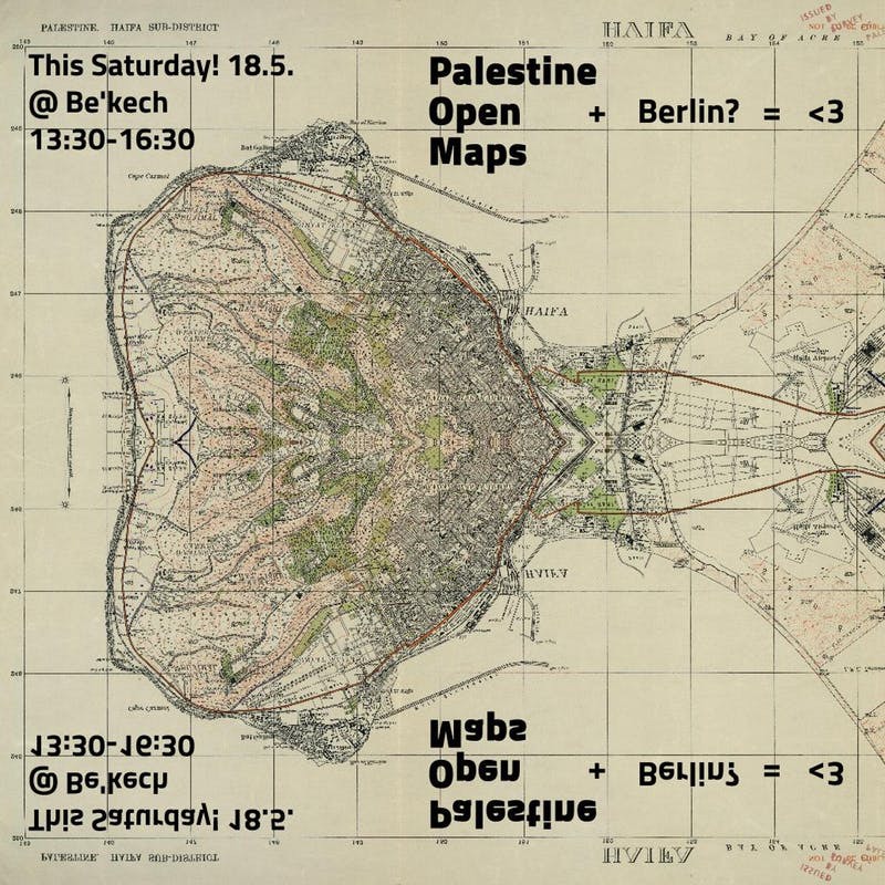 Majd Al-shihabi runs Palestine Open Maps Mapathon, Cambridge, UK